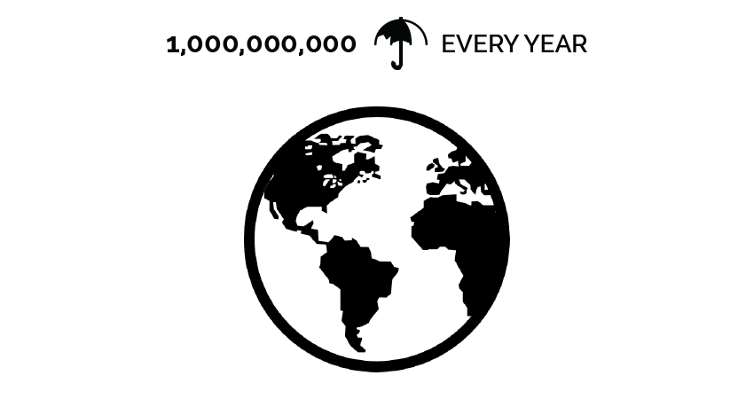 1 BILLION UMBRELLAS IS